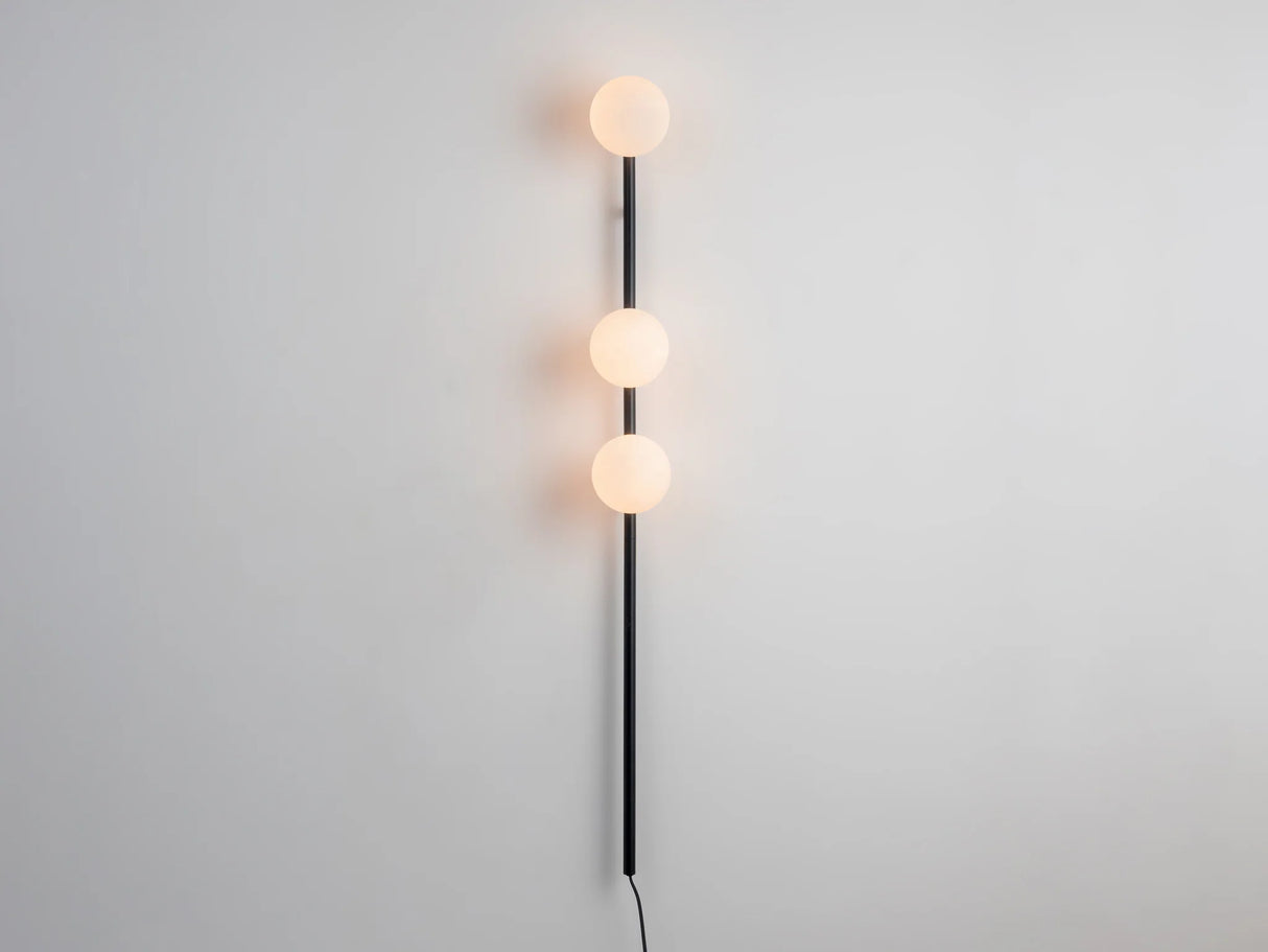 houseof. Bar Opal Ball Wall Light in Charcoal