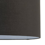 Lacona Column 1Lt Indoor Shade In Black Fabric Finish - Lacona Home 