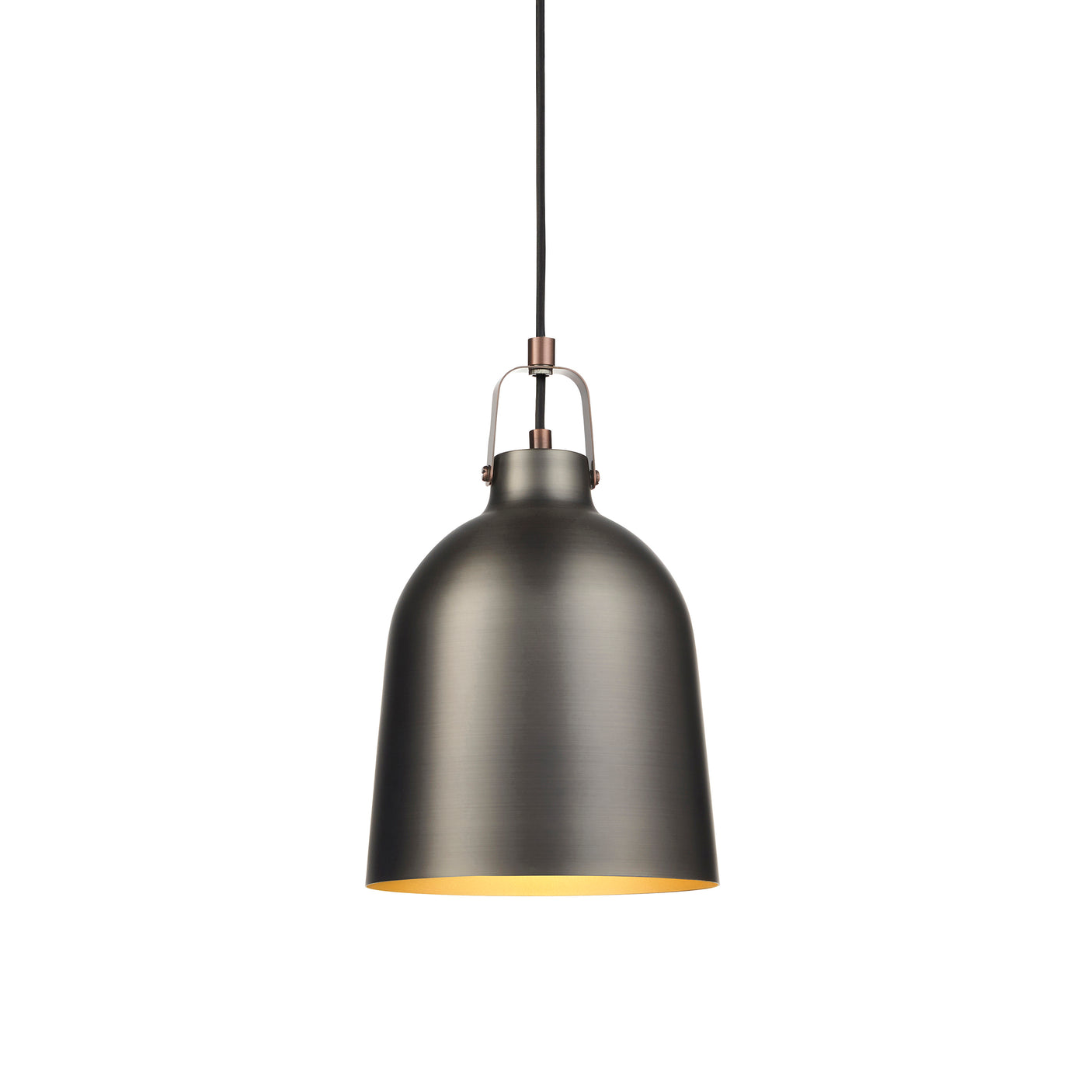 Lacona Lanesborough 1Lt Indoor Pendant Light In Aged Pewter & Aged Copper Plate Finish - Lacona Home 