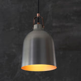 Lacona Lanesborough 1Lt Indoor Pendant Light In Aged Pewter & Aged Copper Plate Finish - Lacona Home 