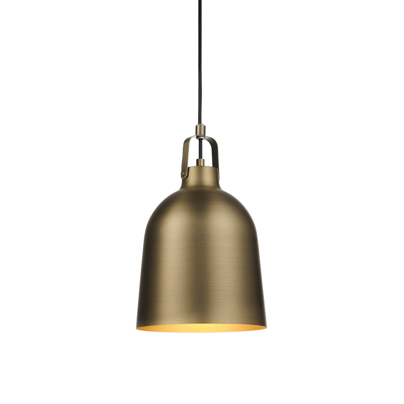 Lacona Lanesborough 1Lt Indoor Pendant Light In Antique Brass Plate Finish - Lacona Home 