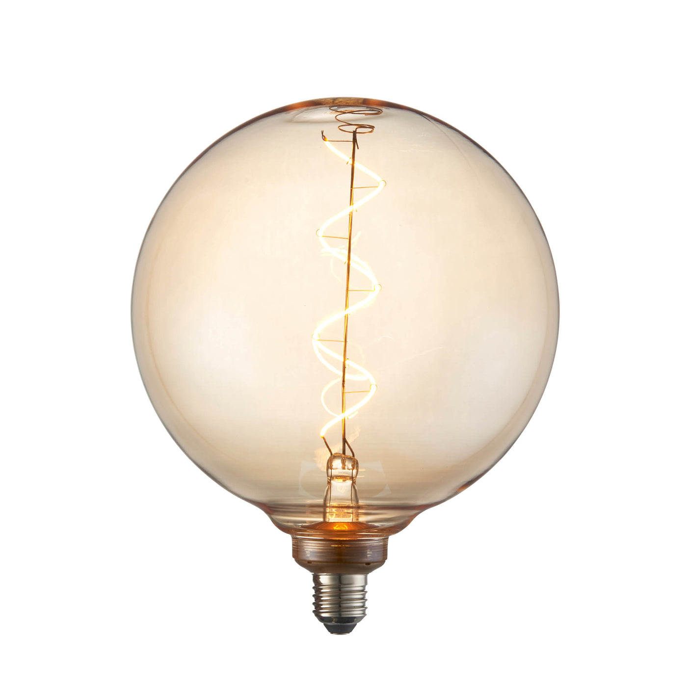 Lacona Helical 1Lt Light Bulb In Amber Glass Finish - Lacona Home 