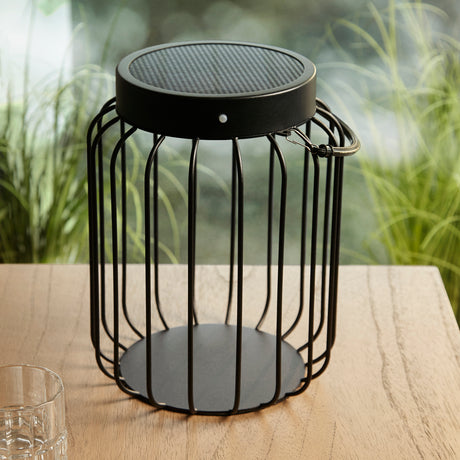 Lacona Equatorial 1Lt Outdoor Table Lamp In Matt Black Finish - Lacona Home 