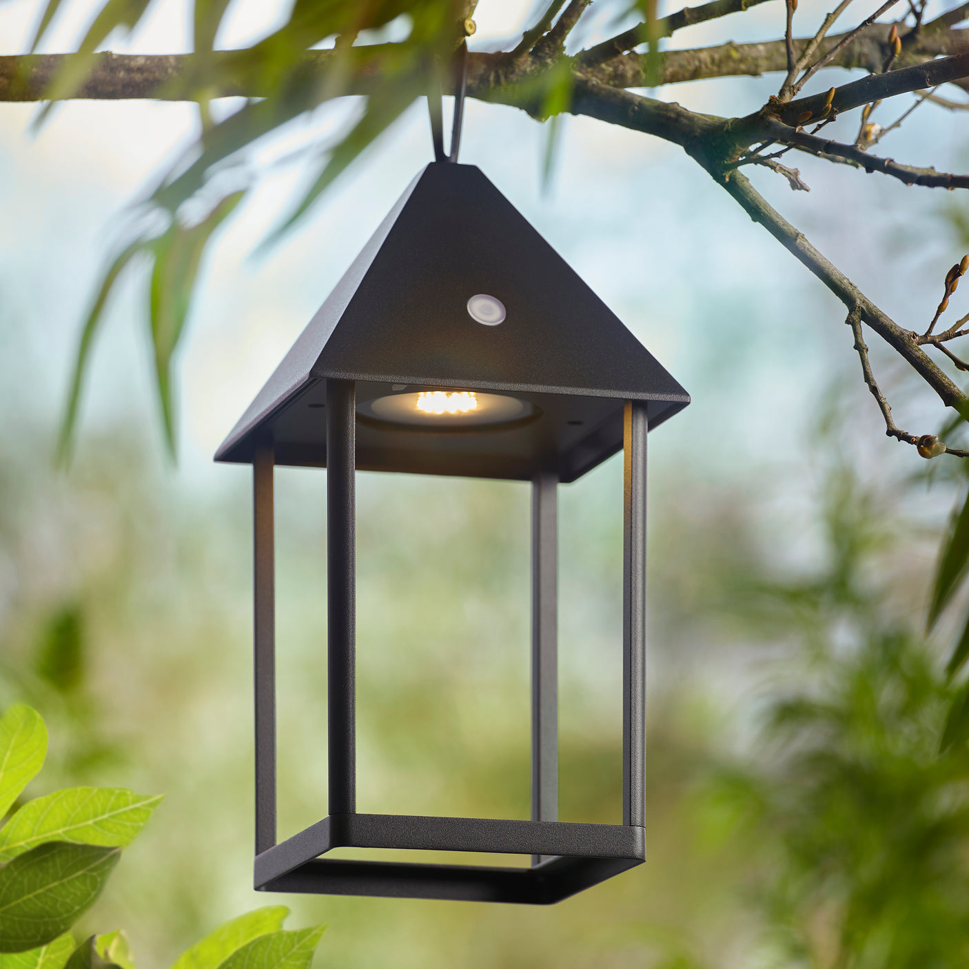 Lacona Strigiform 1Lt Outdoor Table Lamp In Matt Black Finish - Lacona Home 