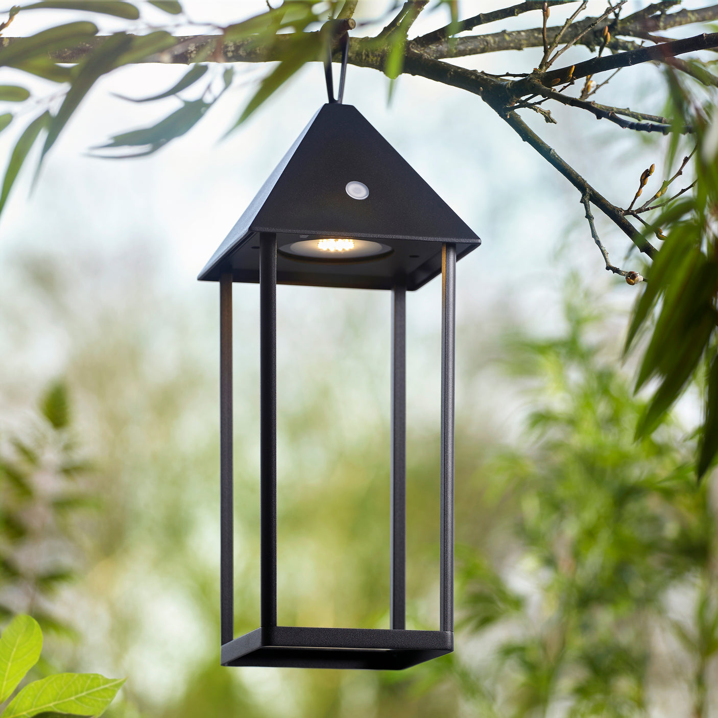 Lacona Strigiform 1Lt Outdoor Table Lamp In Matt Black Finish - Lacona Home 