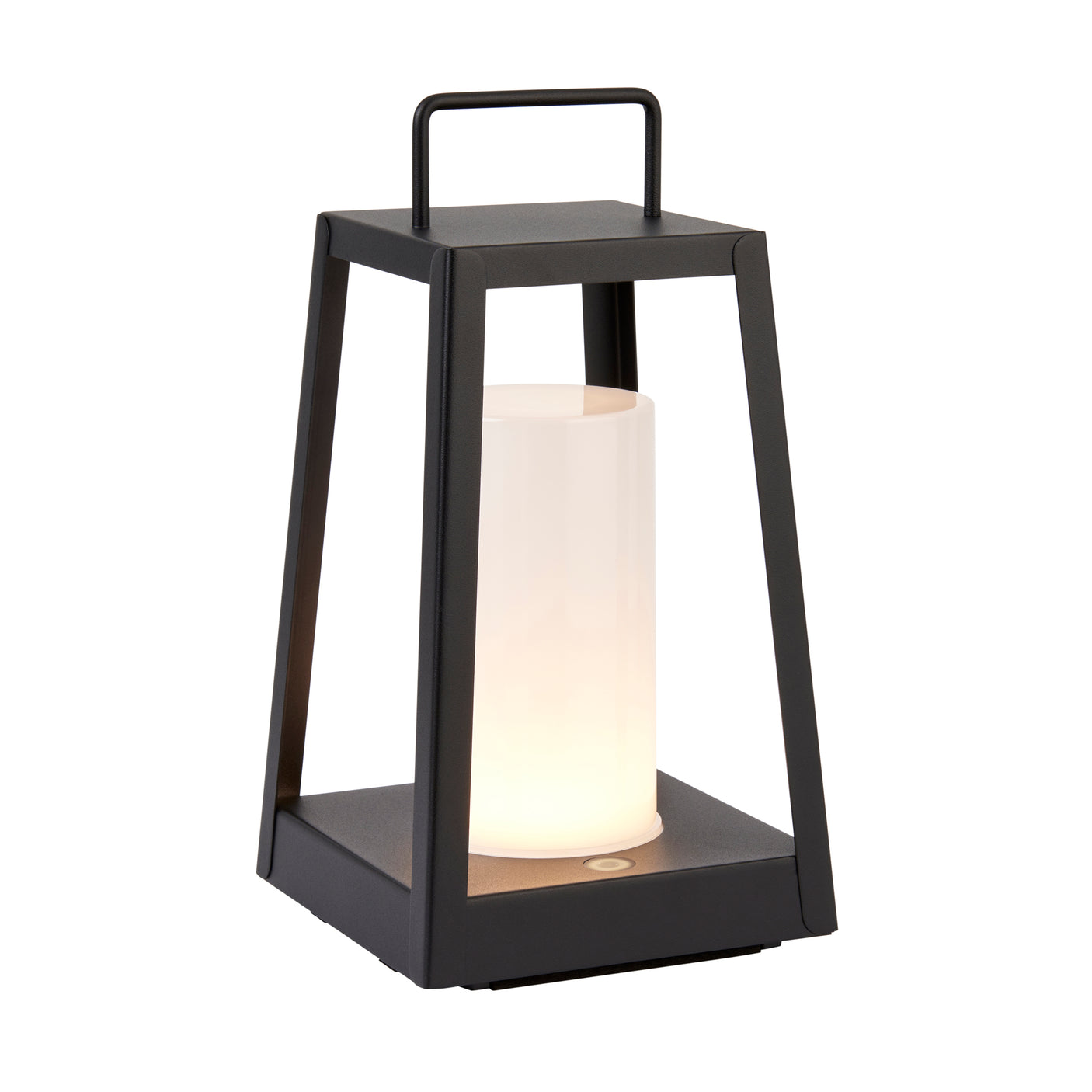 Lacona Candlewick 1Lt Outdoor Table Lamp In Matt Black & White Pc Finish - Lacona Home 