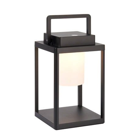 Lacona Odyssey 1Lt Outdoor Table Lamp In Matt Black & White Pc Finish - Lacona Home 