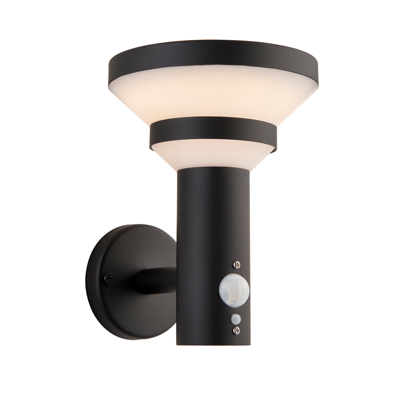 Lacona Halcyon Alt Outdoor Wall Light In Matt Black & White Pc Finish - Lacona Home 