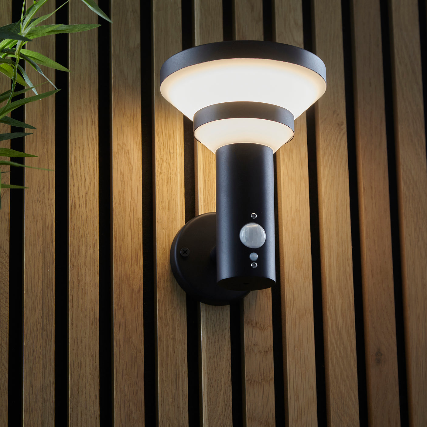 Lacona Halcyon Alt Outdoor Wall Light In Matt Black & White Pc Finish - Lacona Home 