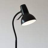 Capri 1Lt Indoor Floor Lamp In Matt Black Paint Finish