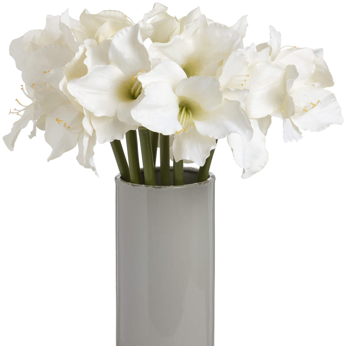 Classic White Amaryllis Flower - Lacona Home 