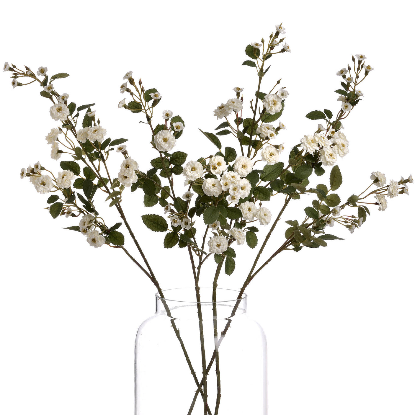 White Wild Meadow Rose - Lacona Home 