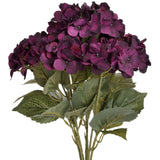 Purple Hydrangea Bouquet - Lacona Home 