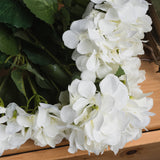 White Hydrangea Bouquet - Lacona Home 