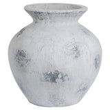 Downton Large Antique White Vase - Lacona Home 