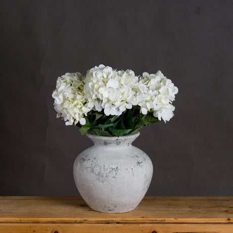 Darcy Antique White Vase - Lacona Home 