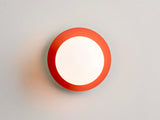 houseof. Opal Disk Wall Light IP44 in Orange