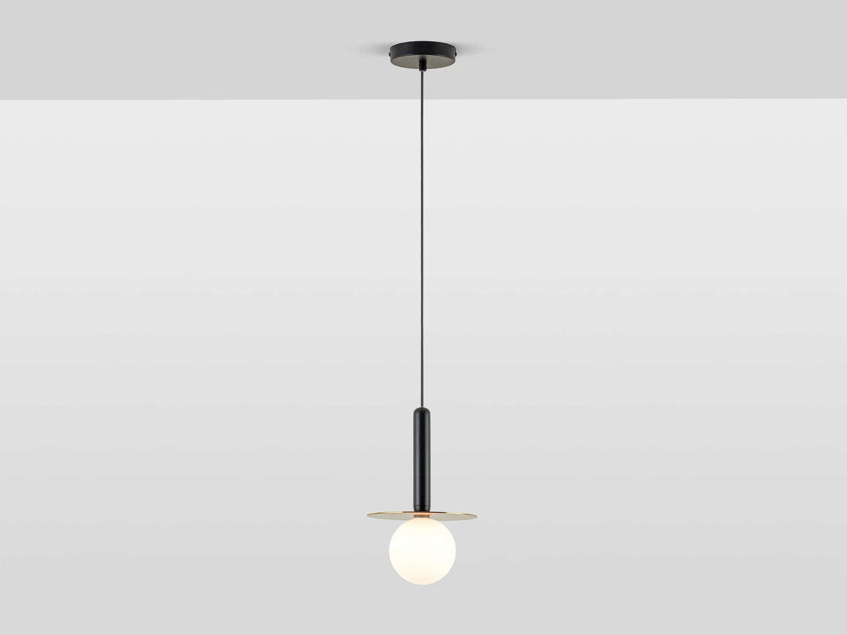 houseof. Plate Pendant Ceiling Light in Charcoal