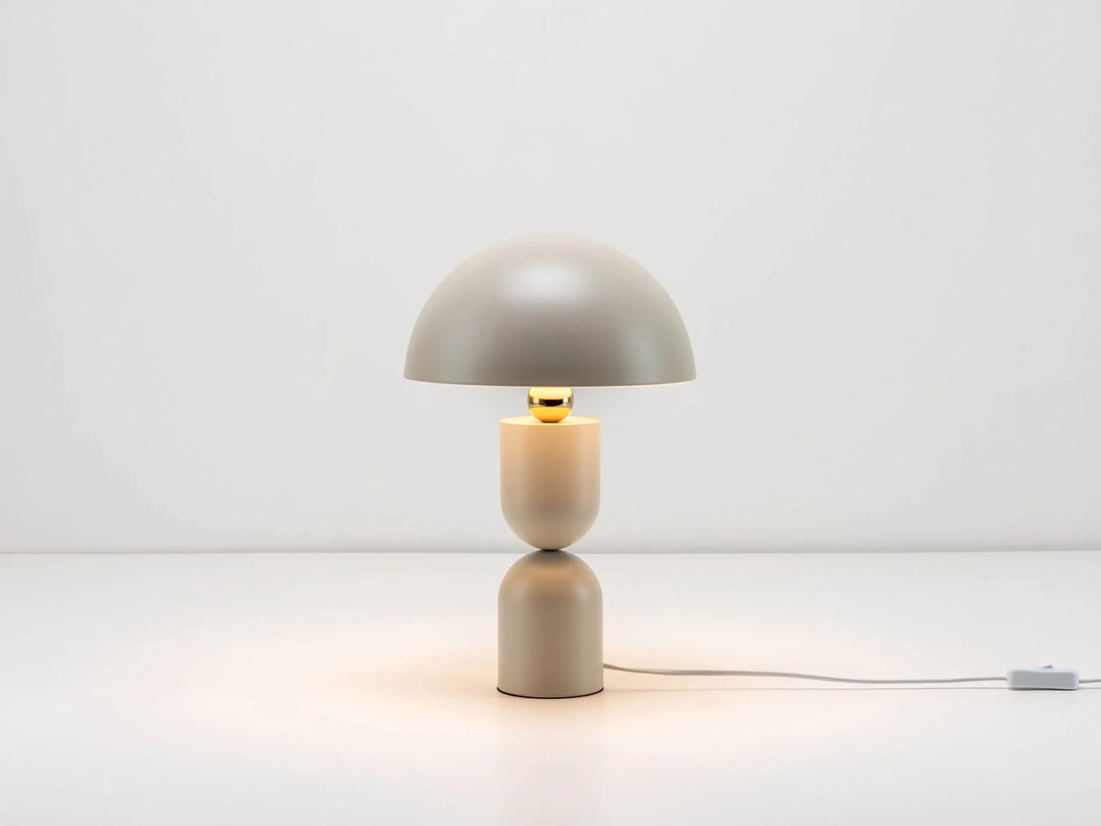 houseof. Mushroom Table Lamp in Sandshell