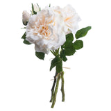 Peachy Cream Short Stem Rose Bouquet - Lacona Home 