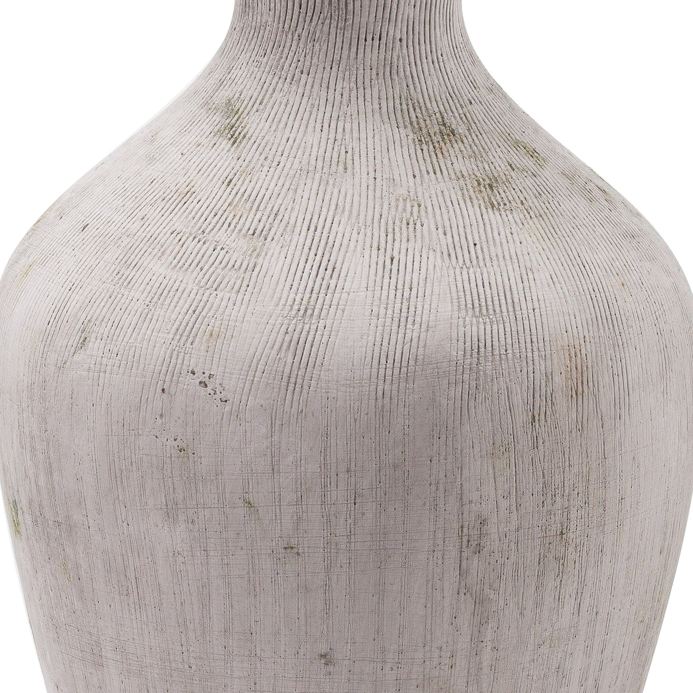 Bloomville Ellipse Stone Vase - Lacona Home 