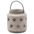 Bloomville Stone Star Lantern - Lacona Home 