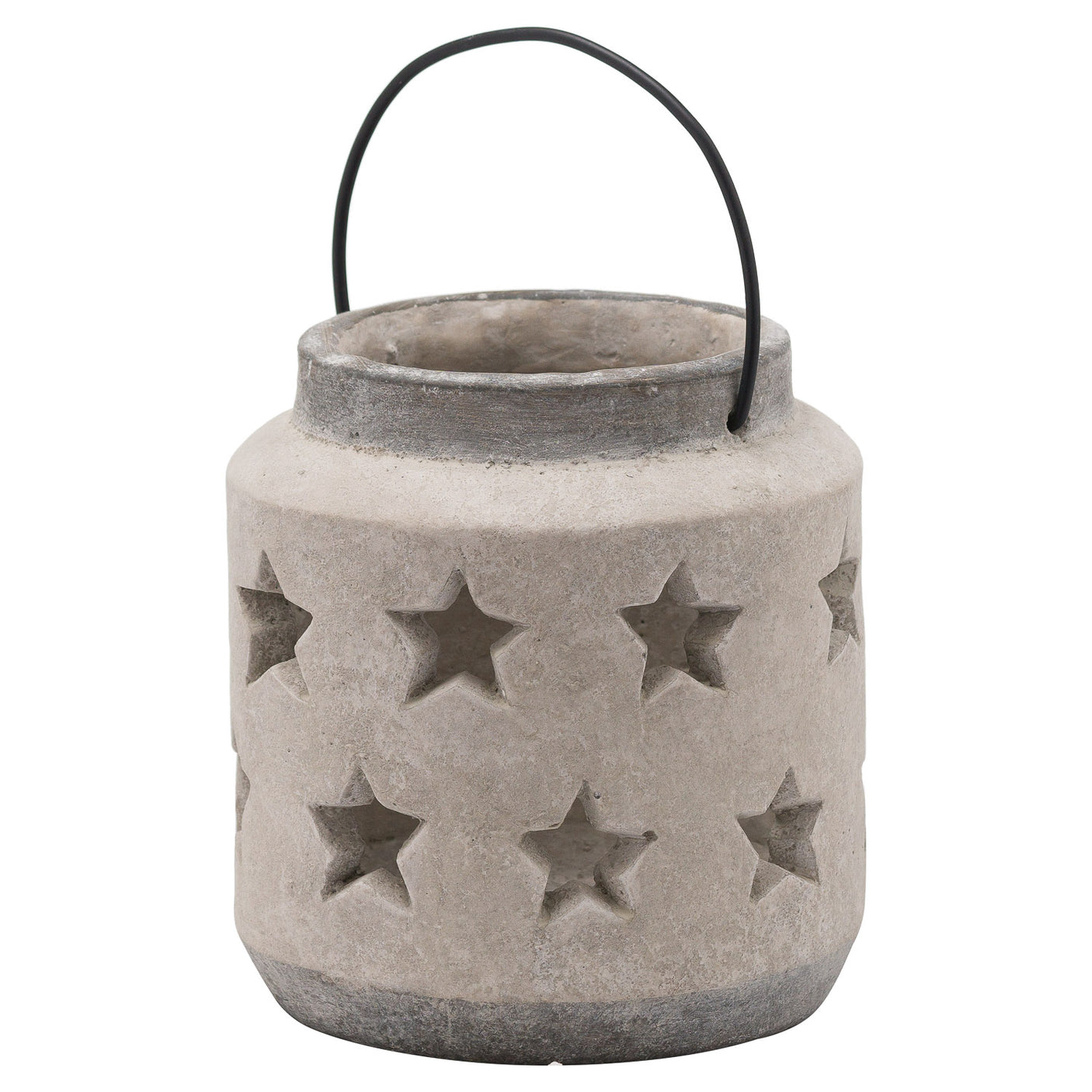 Bloomville Stone Star Lantern - Lacona Home 