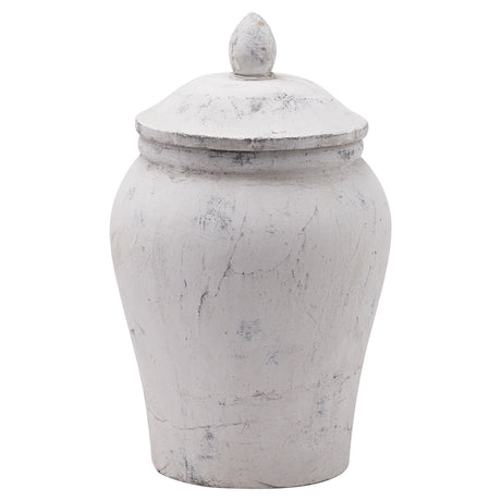 Bloomville Stone Ginger Jar - Lacona Home 