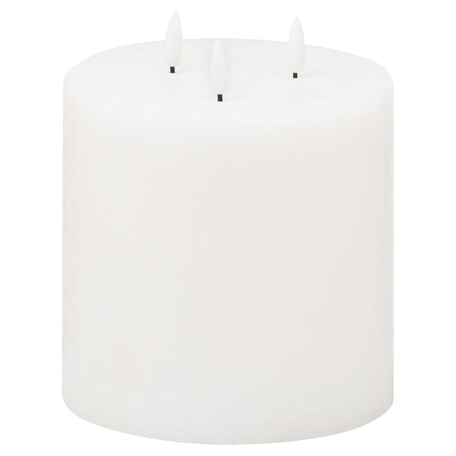 Luxe Collection Natural Glow 6x6 LED White Candle - Lacona Home 