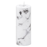 Luxe Collection Natural Glow 3.5x9 Marble Effect LED Candle - Lacona Home 