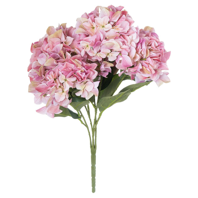 Shabby Pink Hydrangea Bouquet - Lacona Home 