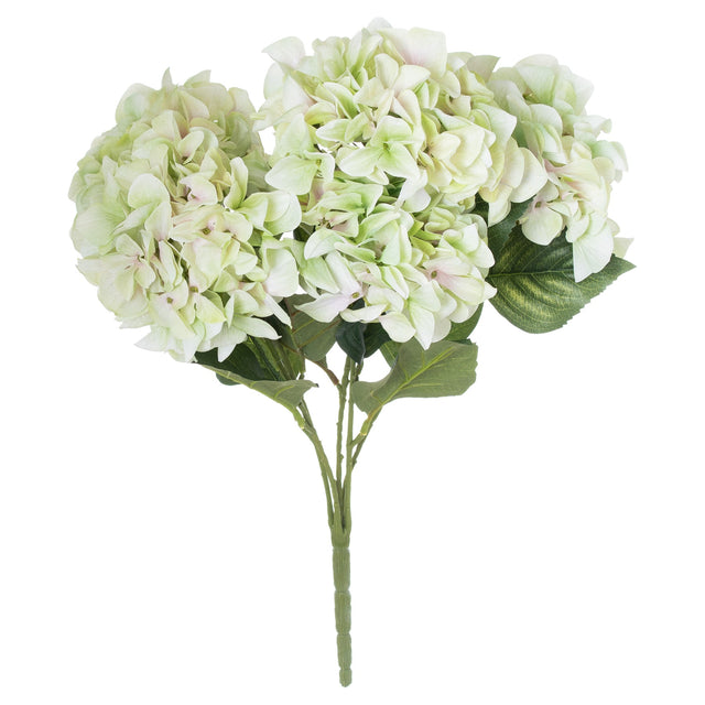 Shabby Green Hydrangea Bouquet - Lacona Home 