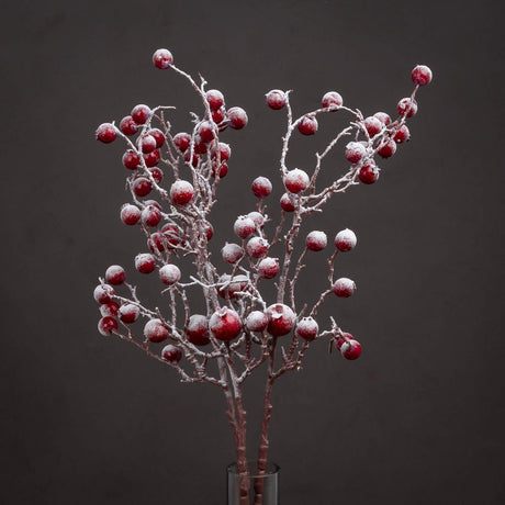 Large Red Festive Berry - Lacona Home 