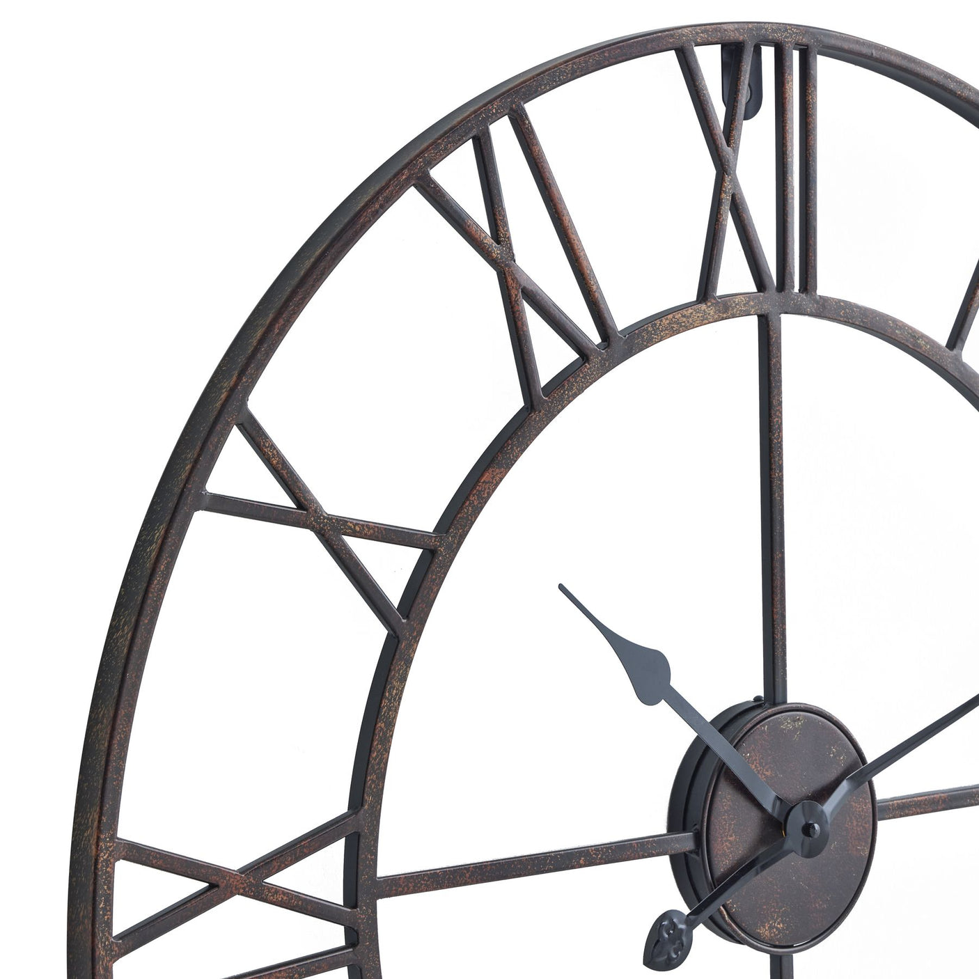 Bronze Skeleton Wall Clock - Lacona Home 