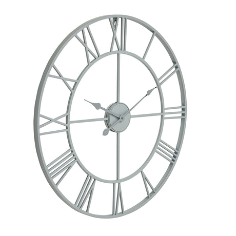 Grey Skeleton Wall Clock - Lacona Home 