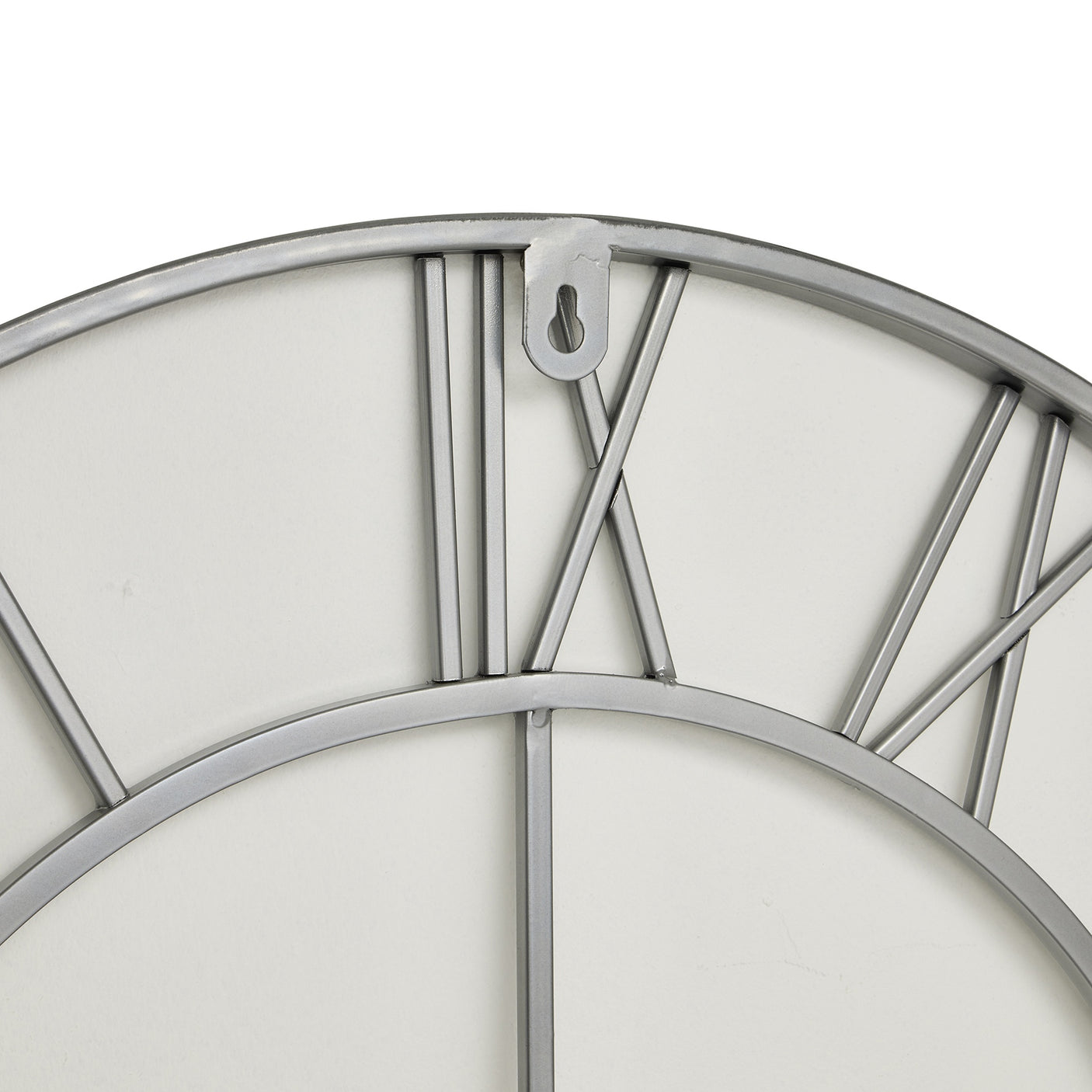 Silver Skeleton Wall Clock - Lacona Home 