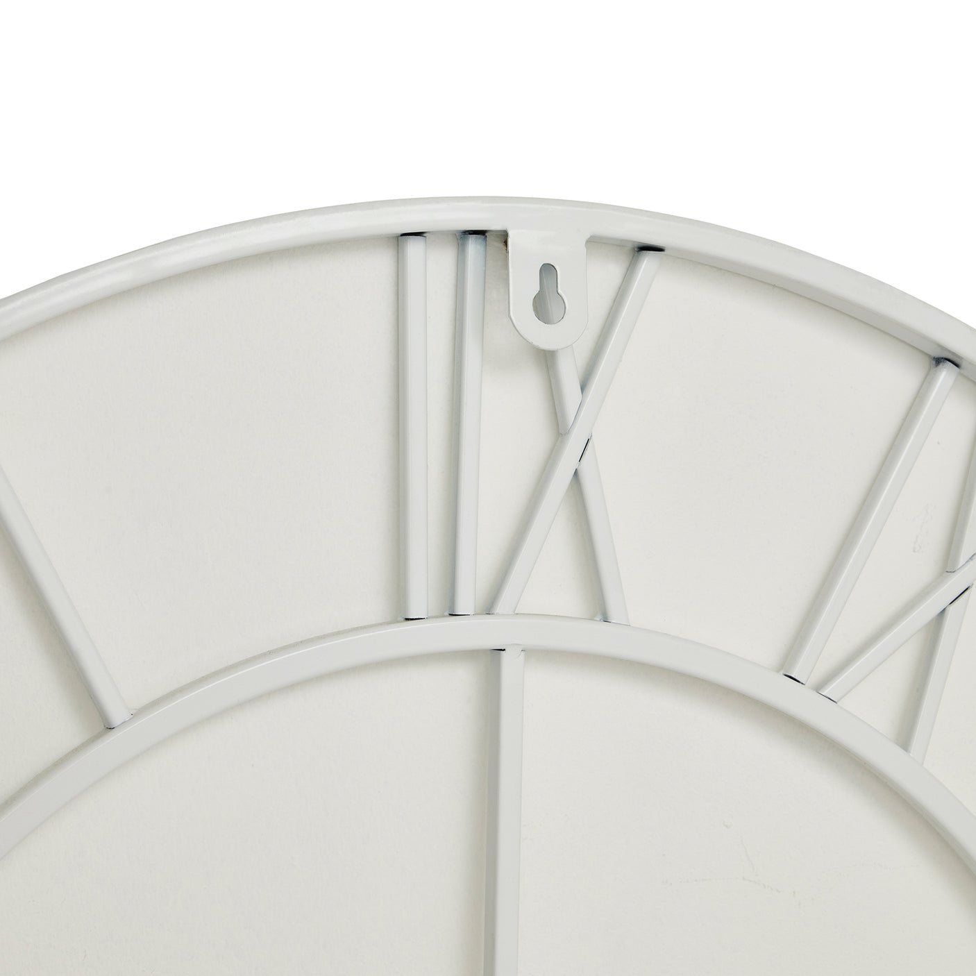 White Skeleton Wall Clock - Lacona Home 