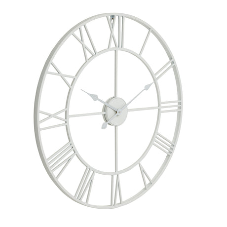 White Skeleton Wall Clock - Lacona Home 