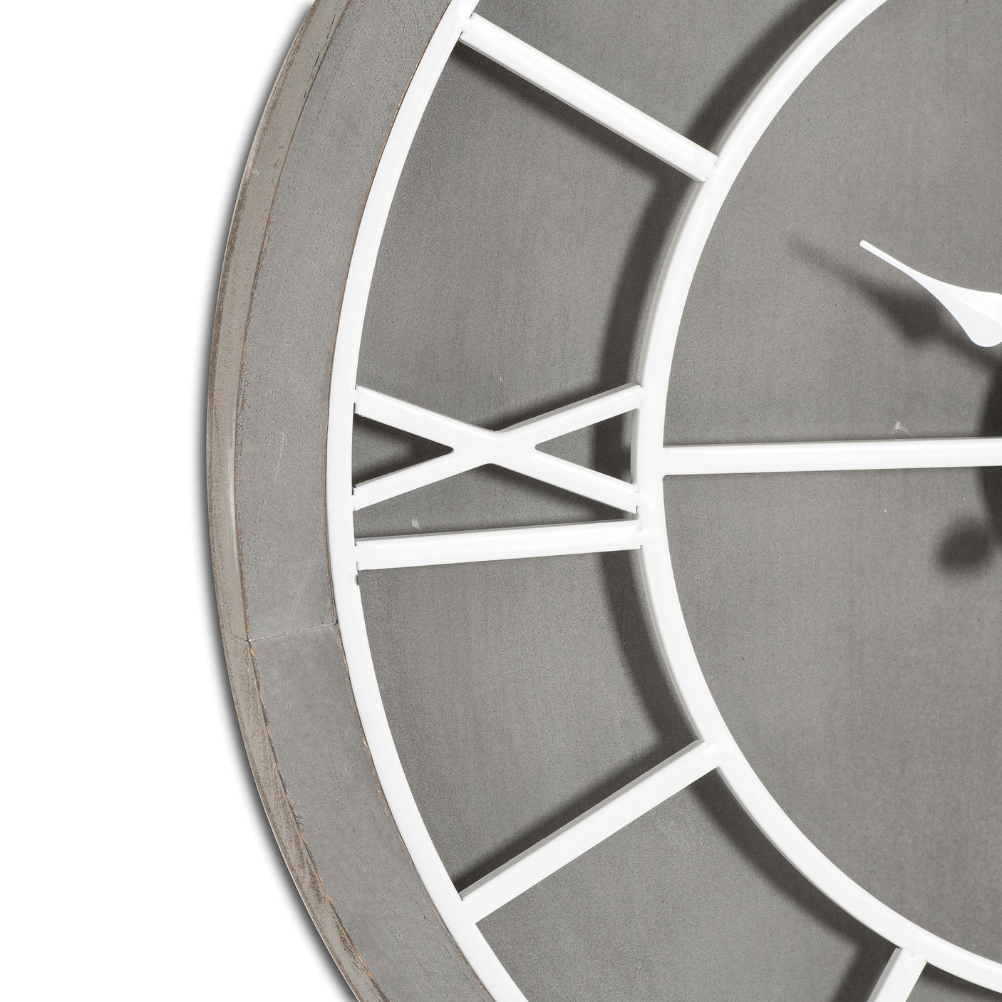 Williston Grey Wall Clock - Lacona Home 