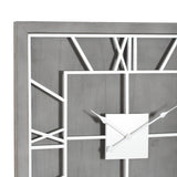 Williston Grey Square Wall Clock - Lacona Home 