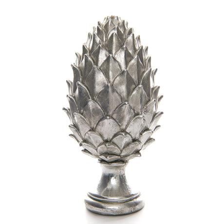 Tall Silver Pinecone Finial - Lacona Home 