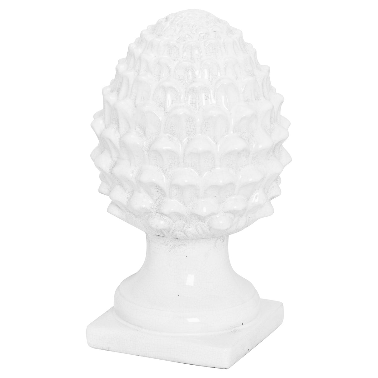 Garda White Decorative Acorn - Lacona Home 