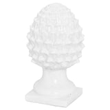 Garda White Decorative Acorn - Lacona Home 