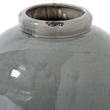 Garda Grey Glazed Tall Juniper Vase - Lacona Home 