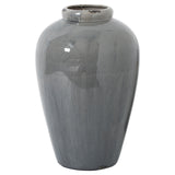 Garda Grey Glazed Tall Juniper Vase - Lacona Home 