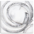 Galaxy Silver And Grey Hand Painted Canvas - Lacona Home 