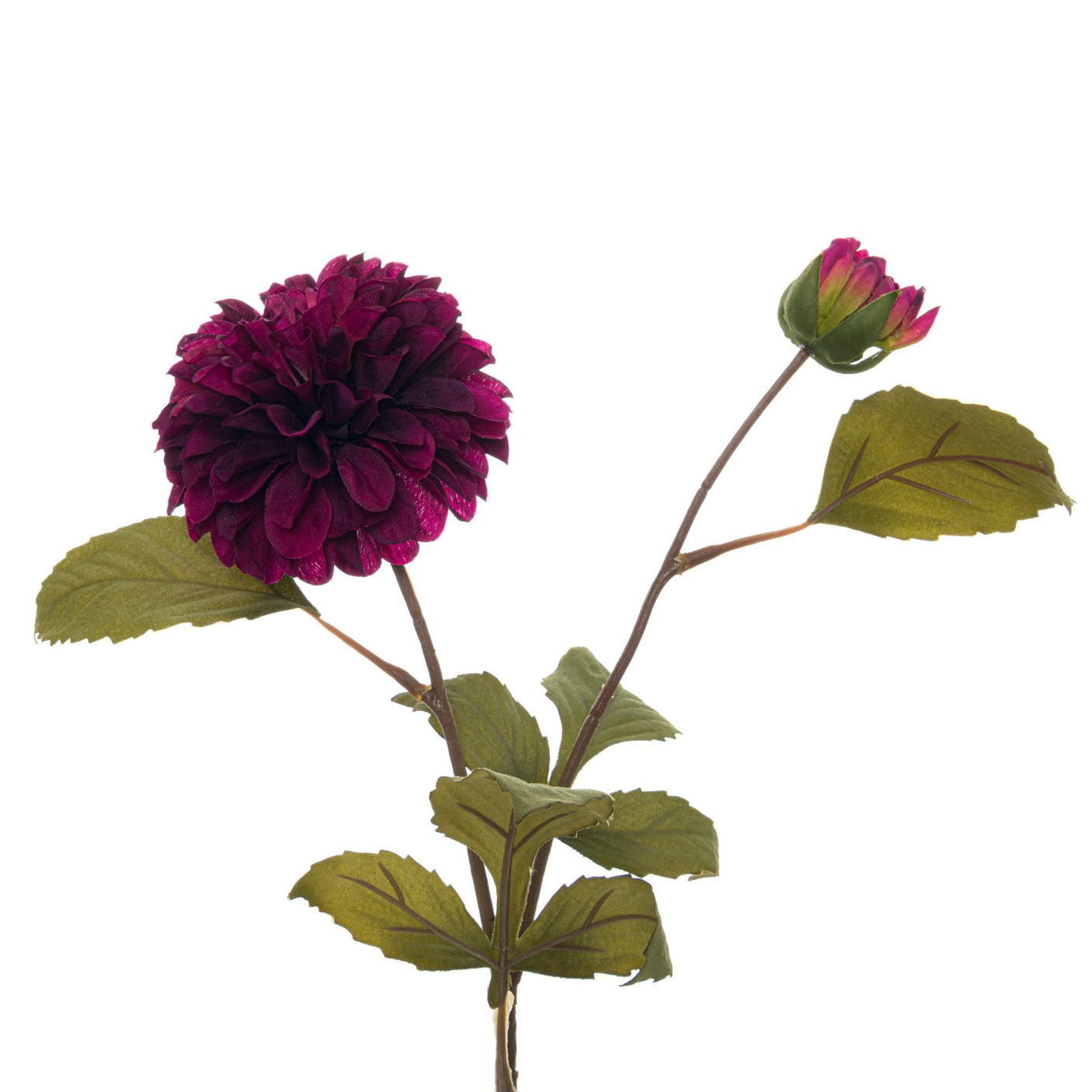 Deep Purple Dahlia Stem - Lacona Home 