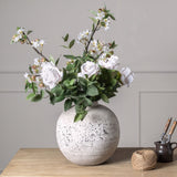 Tiber Stone Ceramic Vase - Lacona Home 