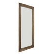 Hammered Large Rectangular Brass Wall Mirror - Lacona Home 