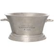 Large Antique Pewter Champagne Cooler - Lacona Home 